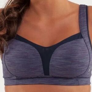 Lululemon Ta Ta Tamer Bra We Are Free From Space Deep Indigo Multi Size 34C